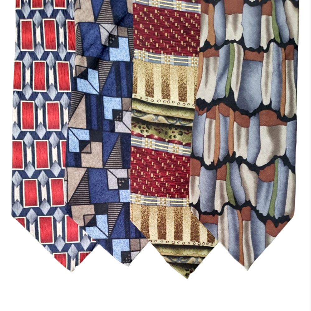 Set of 4 vintage Stonehenge ties GUC